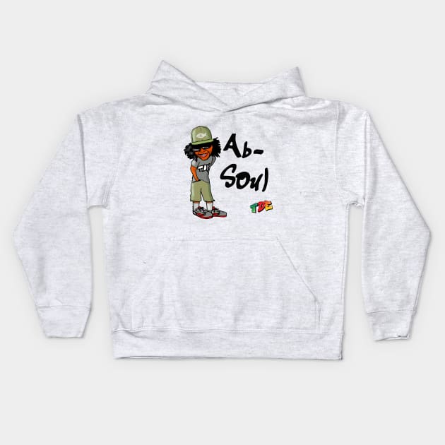 Ab-Soul Kids Hoodie by artcustomized